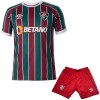 Officiële Voetbalshirt + Korte Broek Fluminense FC Thuis 2023-24 - Kids